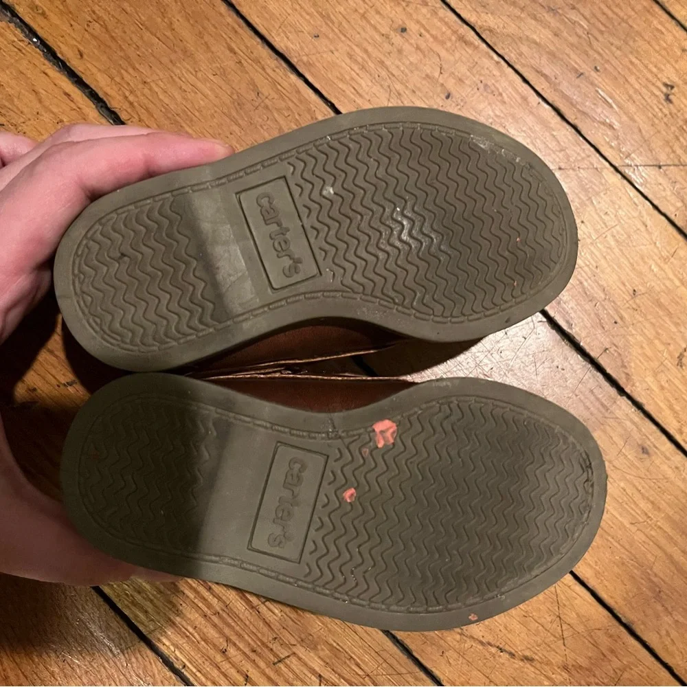 Carter’s Brown Leather Toddler Loafers